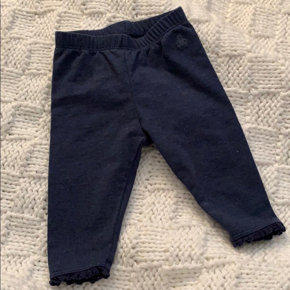 Heather Blue Gap Leggings - 0-3M